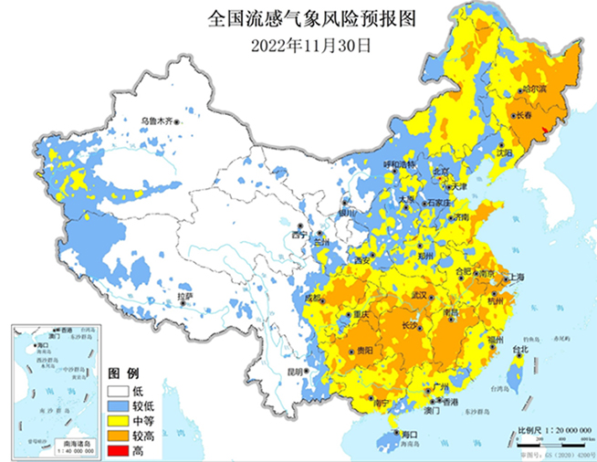 流感气象风险预报产品